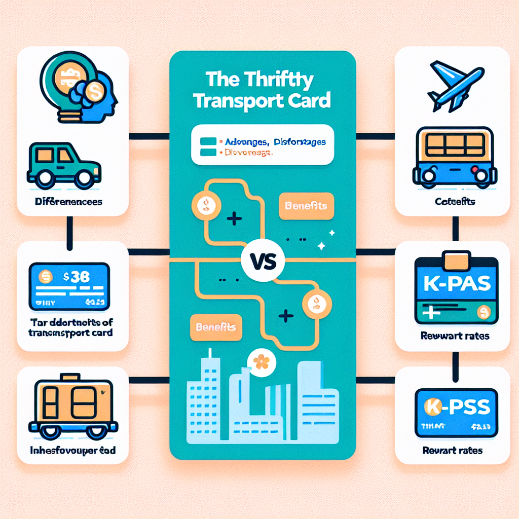 알뜰교통카드 VS K패스 차이 및 장단점, 적립률 비교